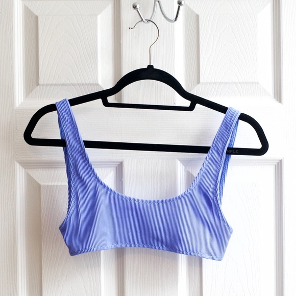 White Fox Boutique Other - White Fox Violet Rib Bikini Top Palm Springs